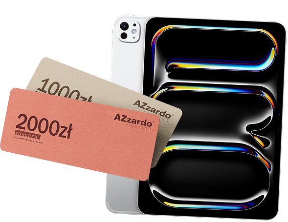 Nagrody konkursu: Apple iPad, vouchery Azzardo o wartości 2000 zł i 1000 zł