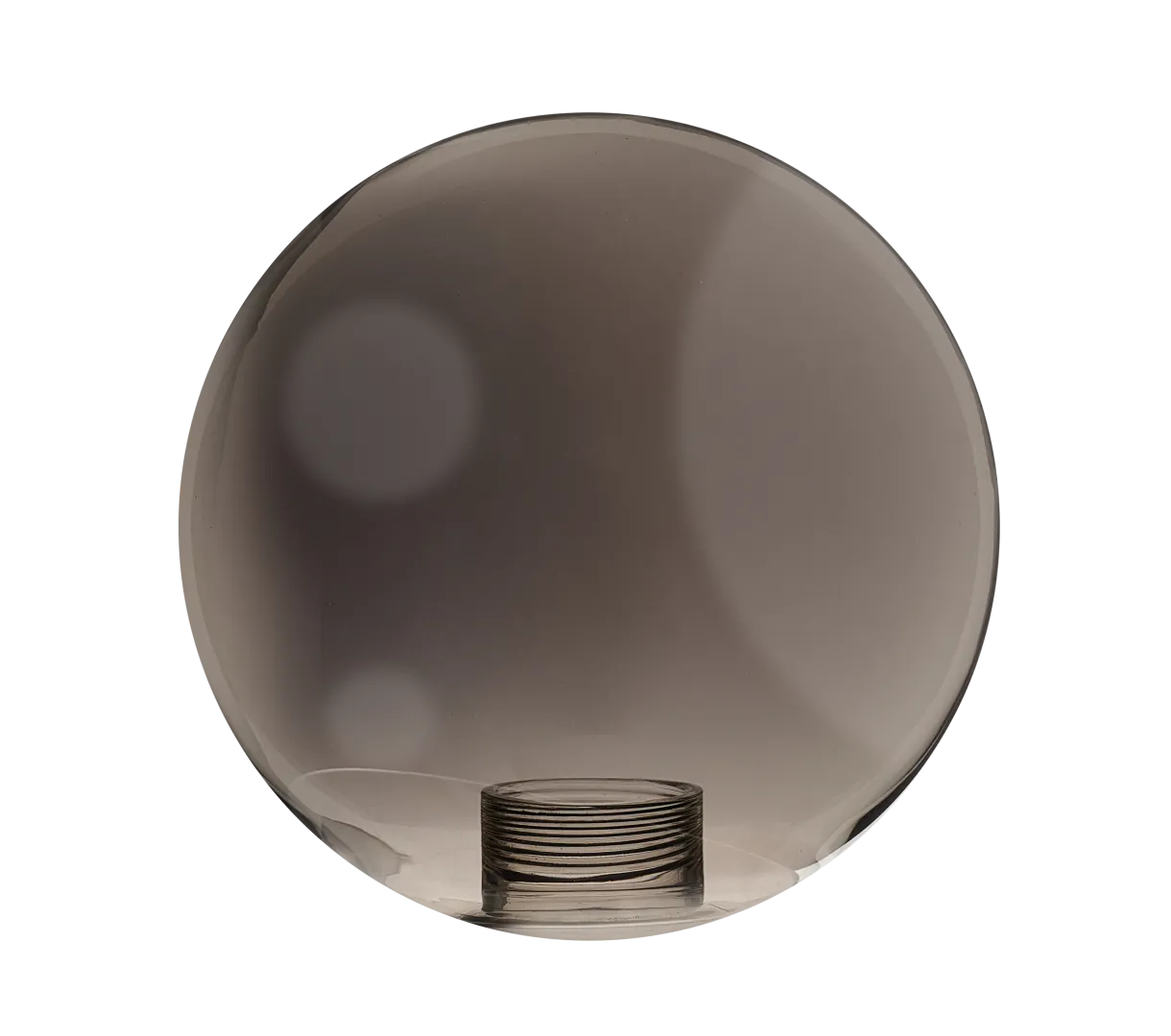 BUBBLES GLASS SHADE D18 SMOKY