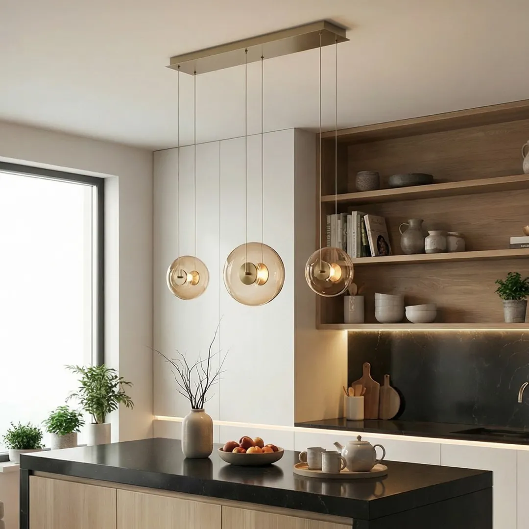 ANDORA PENDANT 3 LINE 3-STEP DIMM AMBER