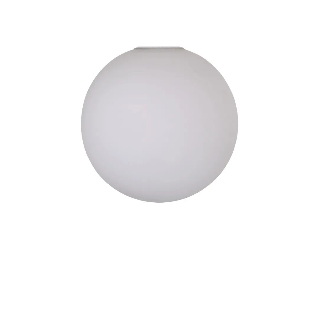 BUBBLES GLASS SHADE D18 WHITE